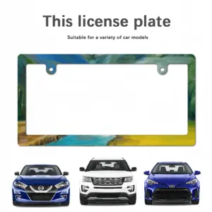 Beauty Of Lake Japanese License Plate Frame (Narrow)