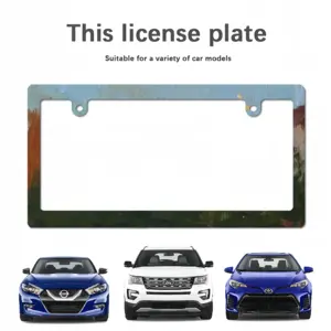 Sunset Japanese License Plate Frame (Narrow)