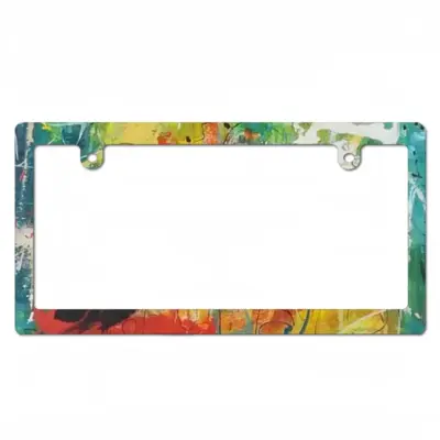 No Matter Where You Go Japanese License Plate Frame (Narrow)