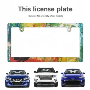 No Matter Where You Go Japanese License Plate Frame (Narrow)