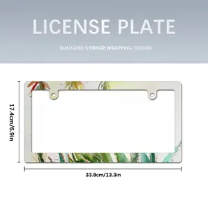 Aloe Japanese License Plate Frame (Narrow)