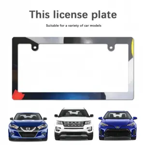 Lens Japanese License Plate Frame (Narrow)