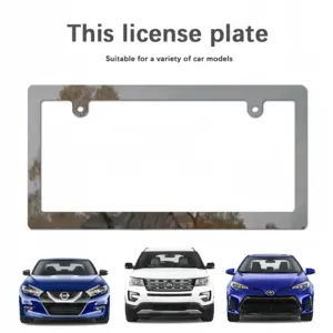 Old Baths Japanese License Plate Frame (Narrow)