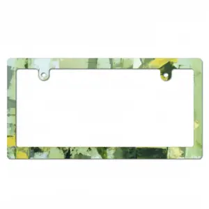 Golden #02 Japanese License Plate Frame (Narrow)