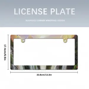 Among The Waterfalls Japanese License Plate Frame (Narrow)