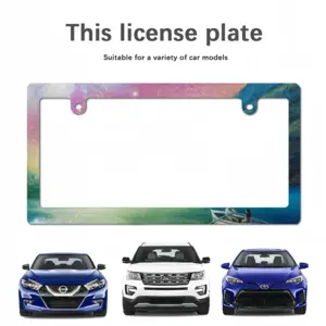 Over The Horizon Japanese License Plate Frame (Narrow)