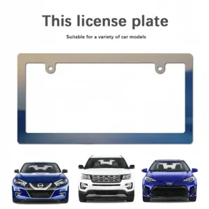 Landscape #034 Japanese License Plate Frame (Narrow)