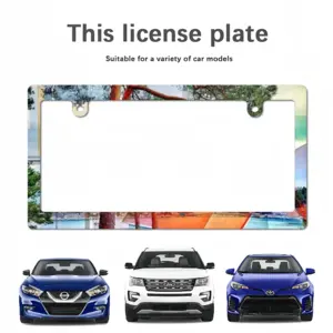 Deep Breath Japanese License Plate Frame (Narrow)