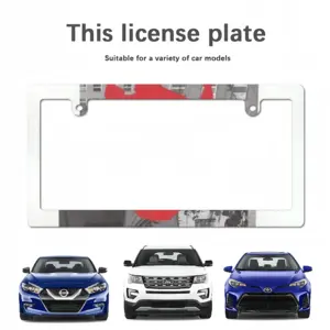 Devil Japanese License Plate Frame (Narrow)