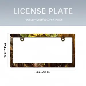 My Sunflowers Japanese License Plate Frame (Narrow)