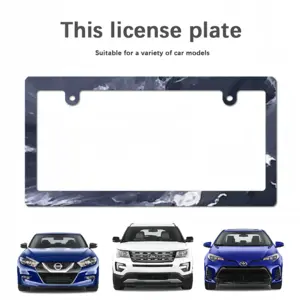 Storm Japanese License Plate Frame (Narrow)