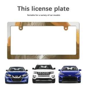 Half Shell Japanese License Plate Frame (Narrow)