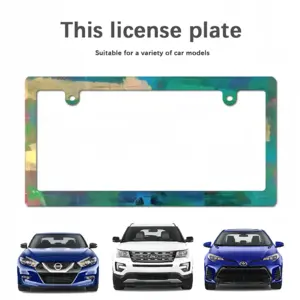 Pond Japanese License Plate Frame (Narrow)