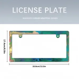 Pond Japanese License Plate Frame (Narrow)