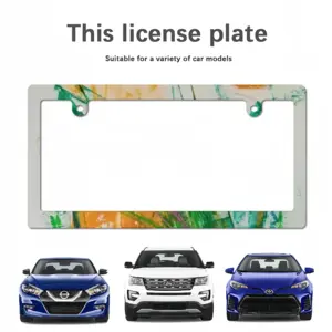 Spring Japanese License Plate Frame (Narrow)