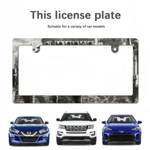 Notre Dame De Paris Japanese License Plate Frame (Narrow)