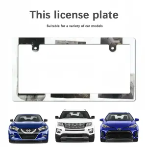 Printed Press Japanese License Plate Frame (Narrow)