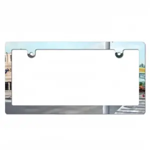 #9Th And Q Barrys Tavern Japanese License Plate Frame (Narrow)