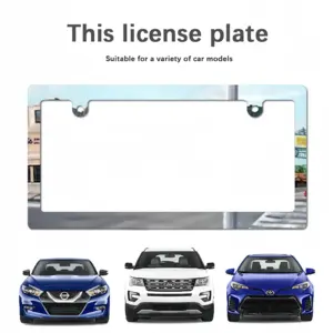 #9Th And Q Barrys Tavern Japanese License Plate Frame (Narrow)