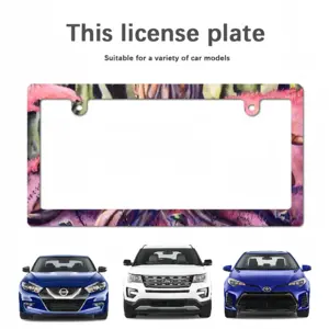 Anguish Japanese License Plate Frame (Narrow)