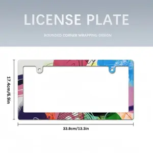 Bright Ovals Japanese License Plate Frame (Narrow)