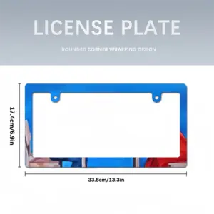 True Story Marina Abramovich And Ulay Japanese License Plate Frame (Narrow)