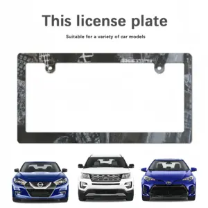 Moorfield Road Japanese License Plate Frame (Narrow)