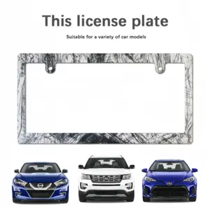 Smithfield Market London Japanese License Plate Frame (Narrow)