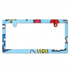 Seaside Japanese License Plate Frame (Narrow)