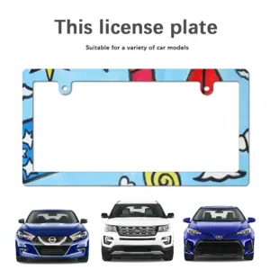 Seaside Japanese License Plate Frame (Narrow)