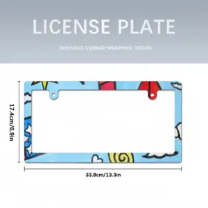 Seaside Japanese License Plate Frame (Narrow)