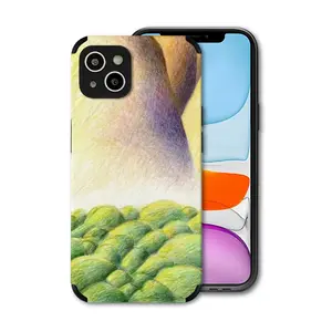 Landscape With Massive Rocks iPhone14 Plus Phone Case (Leather)