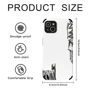 Angst Fear iPhone14 Plus Phone Case (Leather)