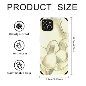 6 Eier Im Karton Six Eggs In The Cardboard iPhone14 Plus Phone Case (Leather)