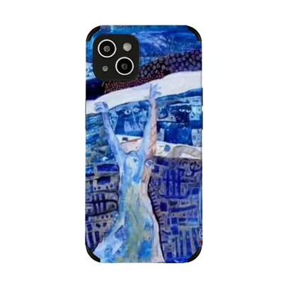 True Blue iPhone14 Plus Phone Case (Leather)