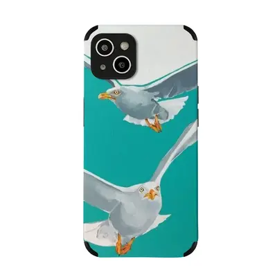 Seagulls iPhone14 Plus Phone Case (Leather)