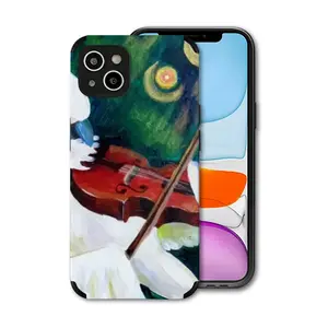 Cockatoo Plays Violin iPhone14 Plus Phone Case (Leather)