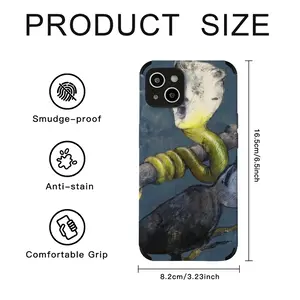 Worm iPhone14 Plus Phone Case (Leather)