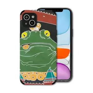 Tree Legged Toad Politics Political Animals Humour King Emperor iPhone14 Plus Phone Case (Leather)