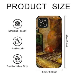 Still Life With Fish Impressionism Realism iPhone14 Plus Phone Case (Leather)