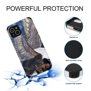 Eagle Scratch iPhone14 Plus Phone Case (Leather)