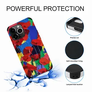 Poppies iPhone14 Pro Max Phone Case (Leather)