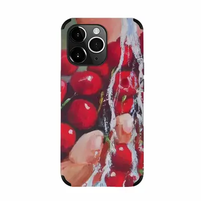 Cherries iPhone14 Pro Max Phone Case (Leather)