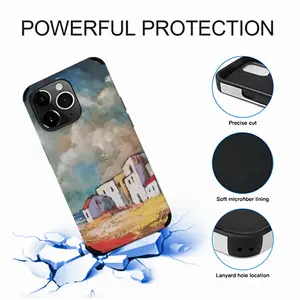 Dramatic Clouds iPhone14 Pro Max Phone Case (Leather)