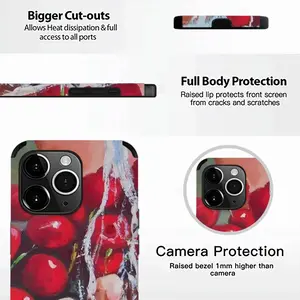 Cherries iPhone14 Pro Max Phone Case (Leather)