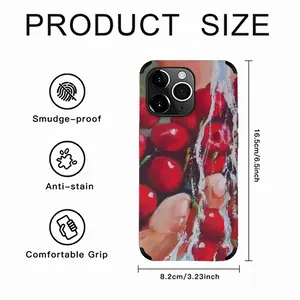 Cherries iPhone14 Pro Max Phone Case (Leather)