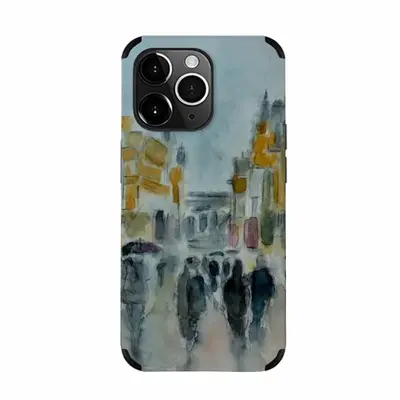 Rain iPhone14 Pro Max Phone Case (Leather)