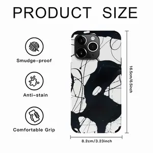 Rhea Royal Abstract iPhone14 Pro Max Phone Case (Leather)