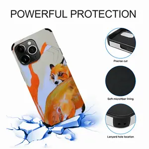 Foxes On The Road iPhone14 Pro Max Phone Case (Leather)