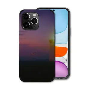 Colourful Evening From Duncansby Lighthouse iPhone14 Pro Max Phone Case (Leather)